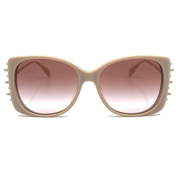 NEW!!! ALEXANDER MCQUEEN Sunglasses AM0340S 003 Authentic - Picture 1 of 12
